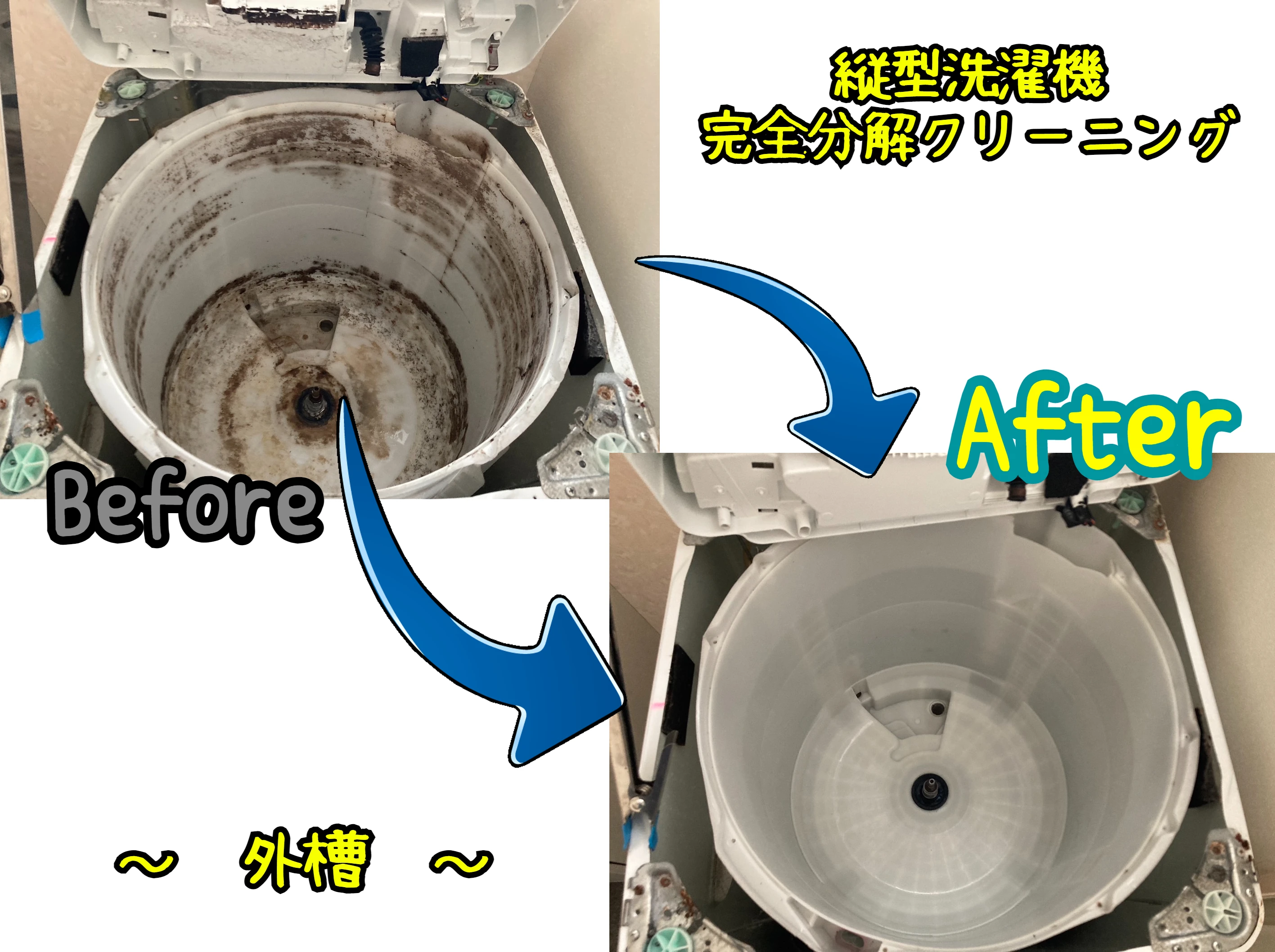 洗濯機完全分解クリーニング①WisLief